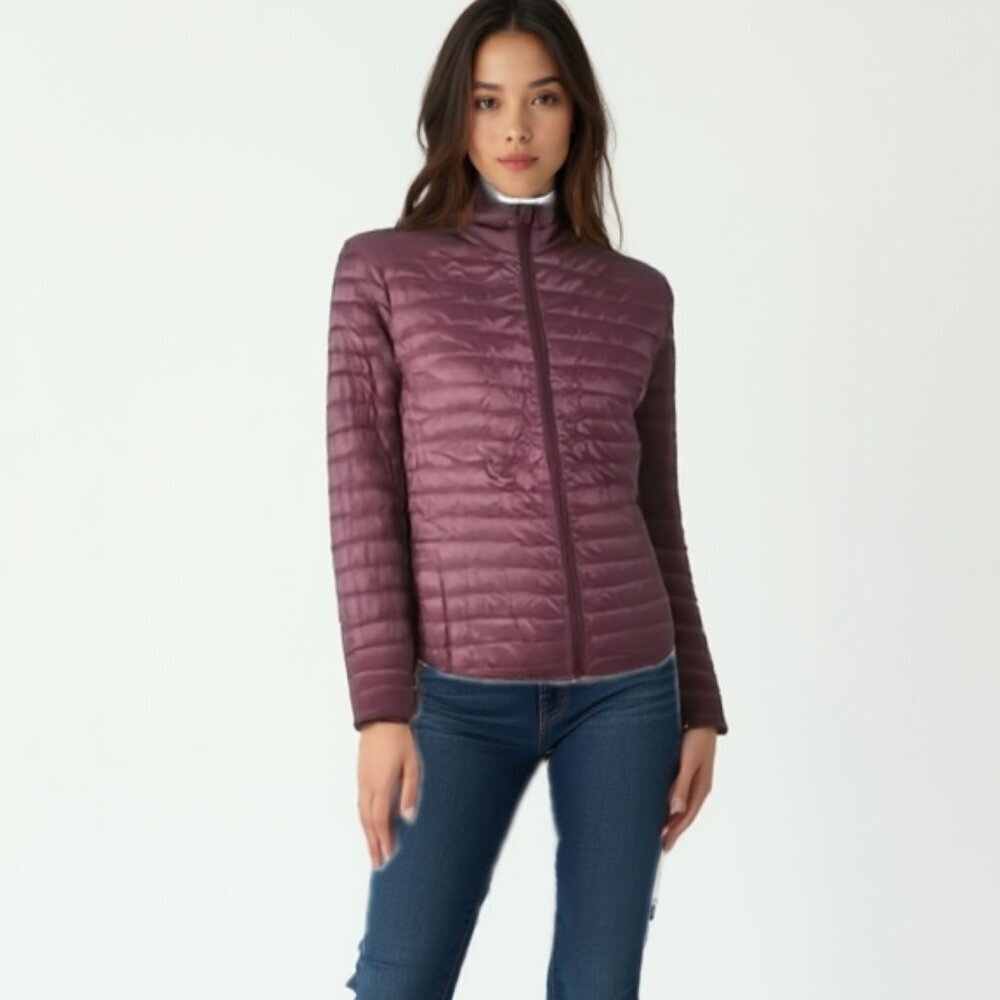 Women's Quilted Jacket - Purple